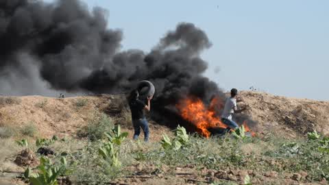 Protest against Israeli blockade in Gaza