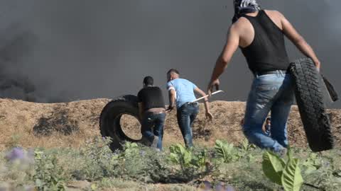 Protest against Israeli blockade in Gaza