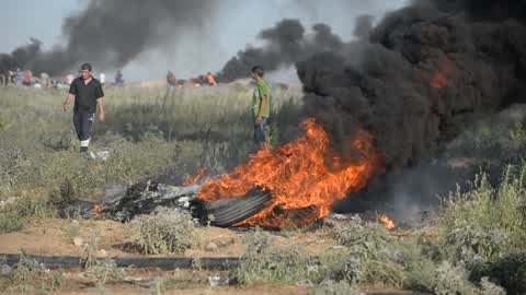 Protest against Israeli blockade in Gaza