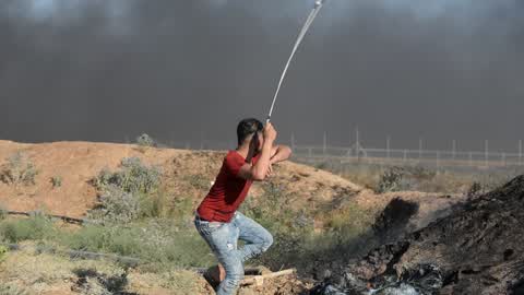 Protest against Israeli blockade in Gaza