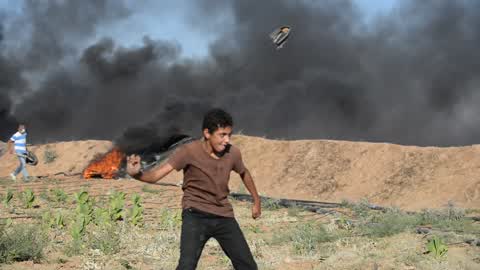 Protest against Israeli blockade in Gaza