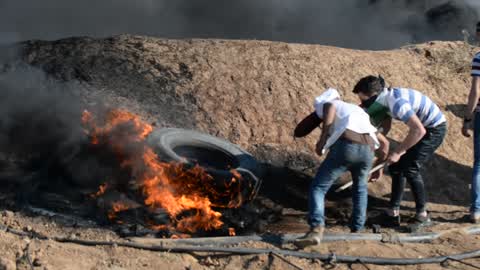 Protest against Israeli blockade in Gaza