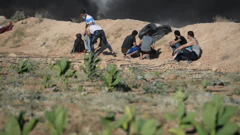 Protest against Israeli blockade in Gaza