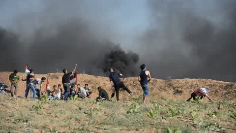 Protest against Israeli blockade in Gaza
