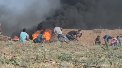 Protest against Israeli blockade in Gaza