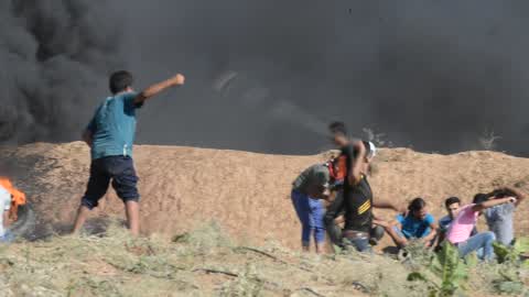 Protest against Israeli blockade in Gaza
