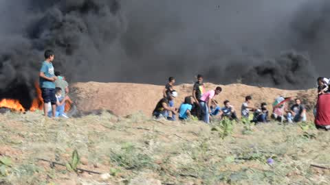 Protest against Israeli blockade in Gaza