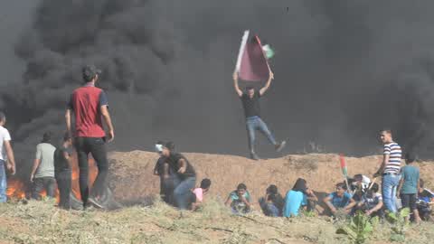 Protest against Israeli blockade in Gaza