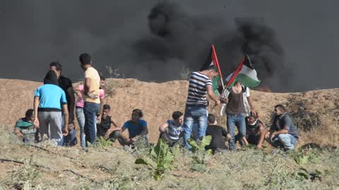 Protest against Israeli blockade in Gaza