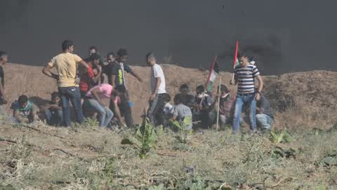 Protest against Israeli blockade in Gaza
