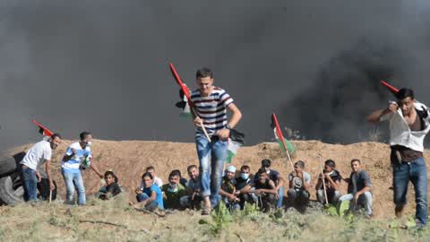 Protest against Israeli blockade in Gaza