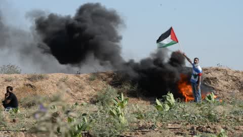 Protest against Israeli blockade in Gaza