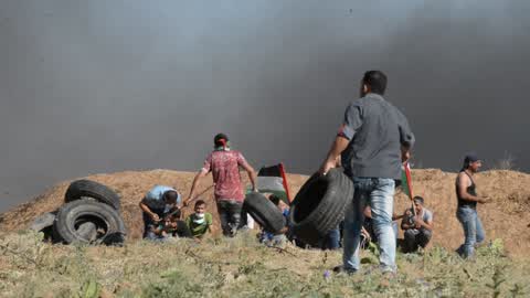 Protest against Israeli blockade in Gaza