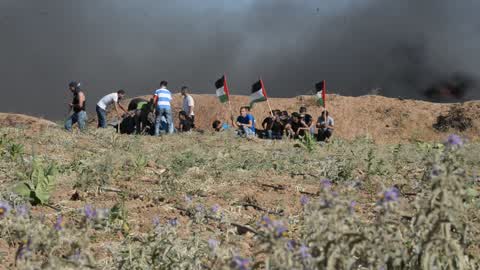 Protest against Israeli blockade in Gaza