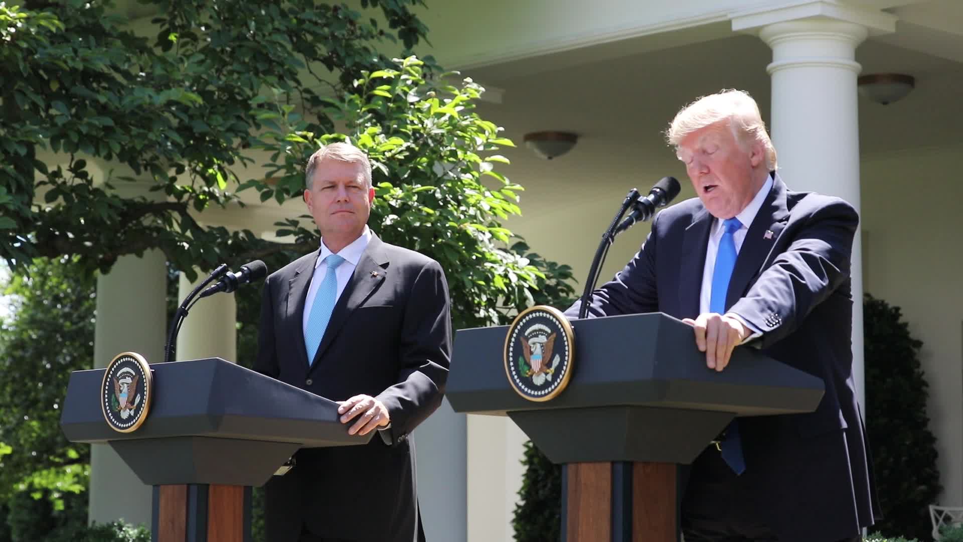 President Donald Trump and President Klaus Iohannis of Romania Joint Press Conference