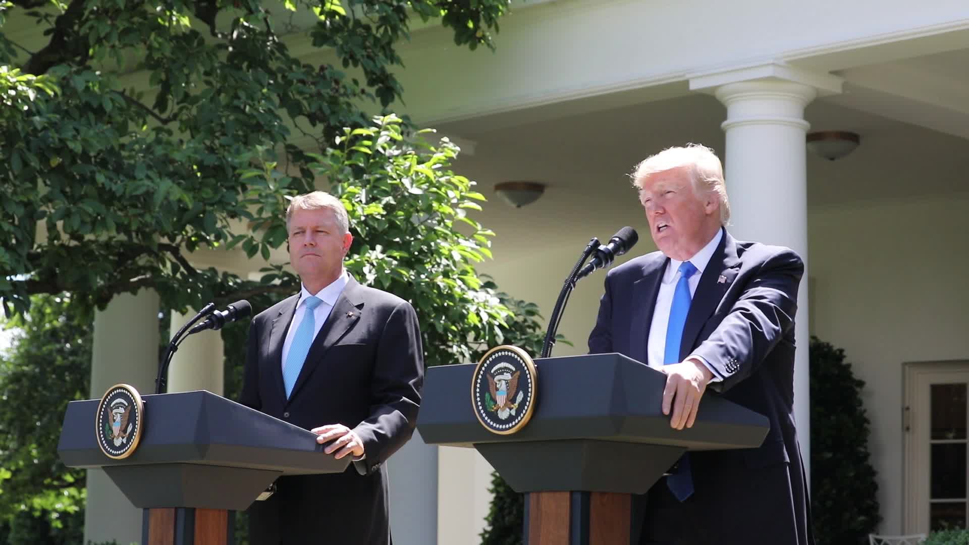 President Donald Trump and President Klaus Iohannis of Romania Joint Press Conference