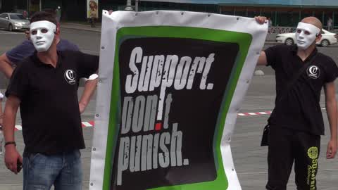 Rally for a better legal treatment of drug offenders