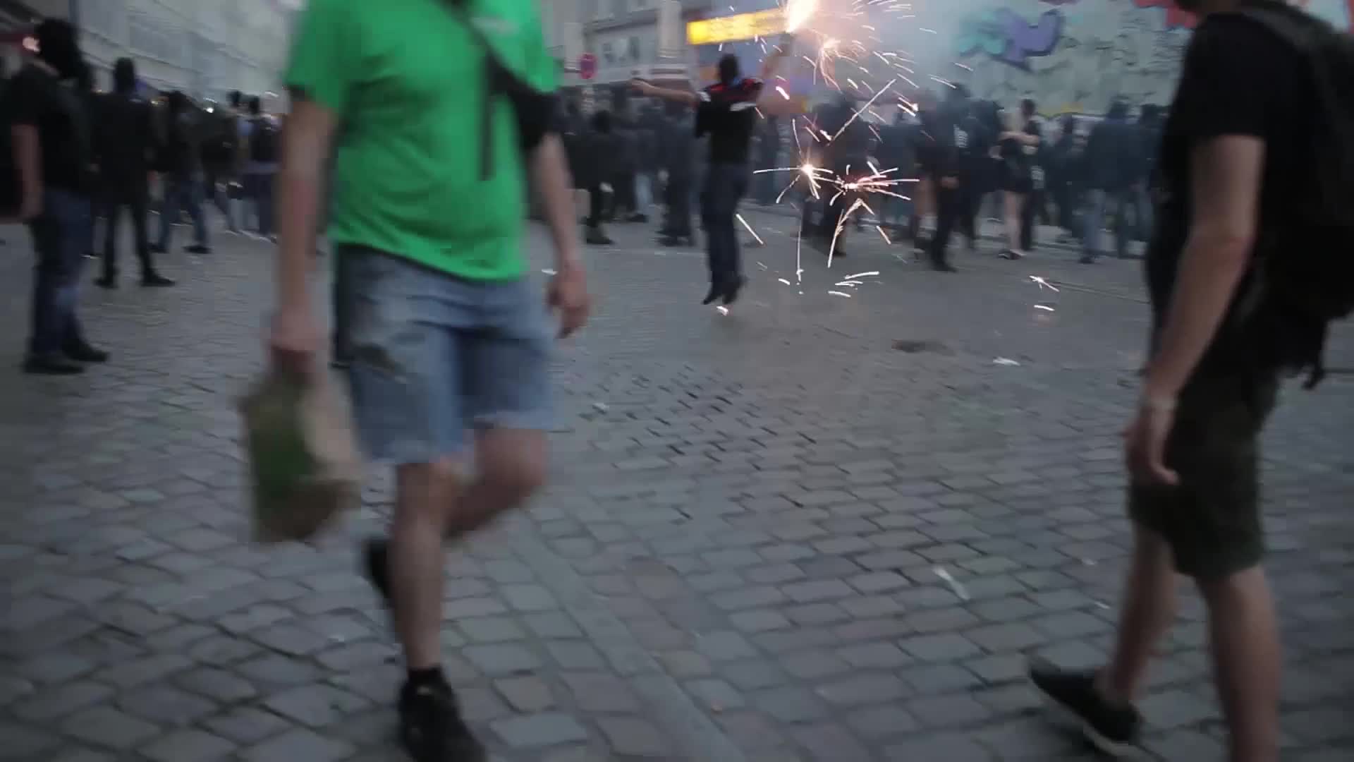 Protesters March During The G20 Summit