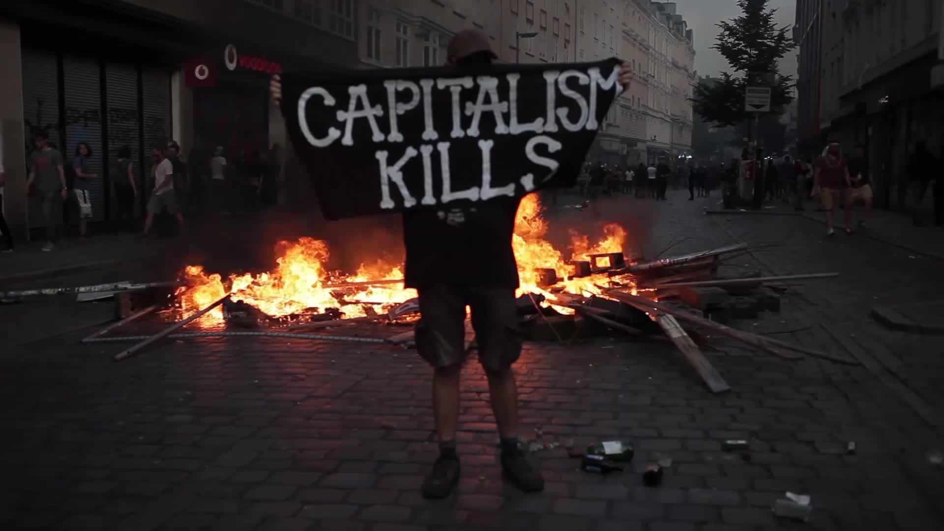 Protesters March During The G20 Summit