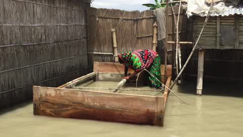 Flood in Gaibandha, Bangladesh