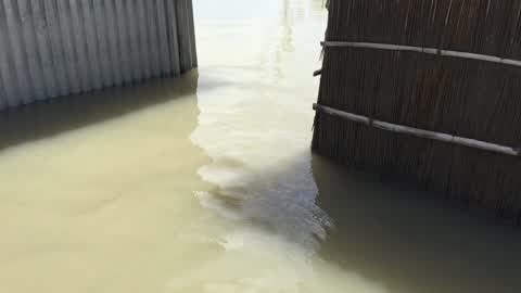 Flood in Gaibandha, Bangladesh