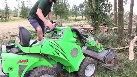 Cleaning after storms in Przyrowa