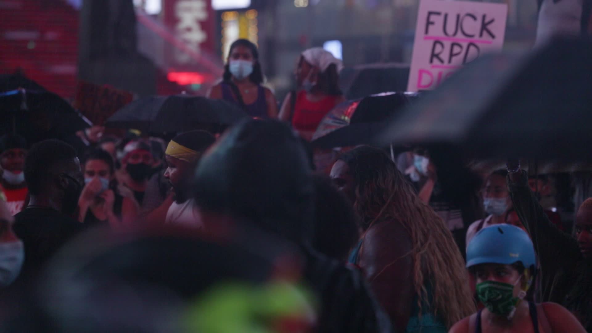 Times Square protest for Daniel Prude