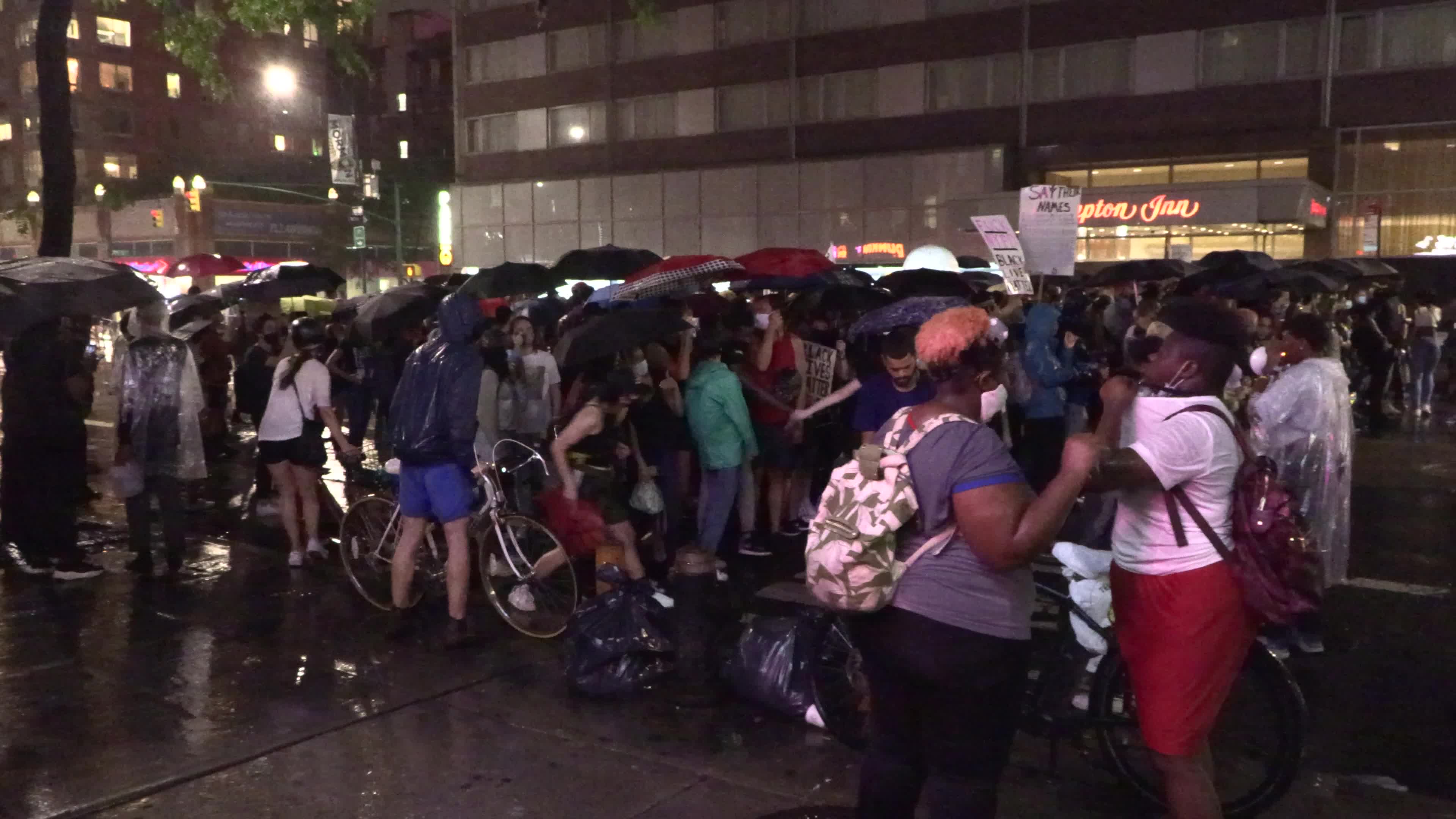 Times Square protest for Daniel Prude