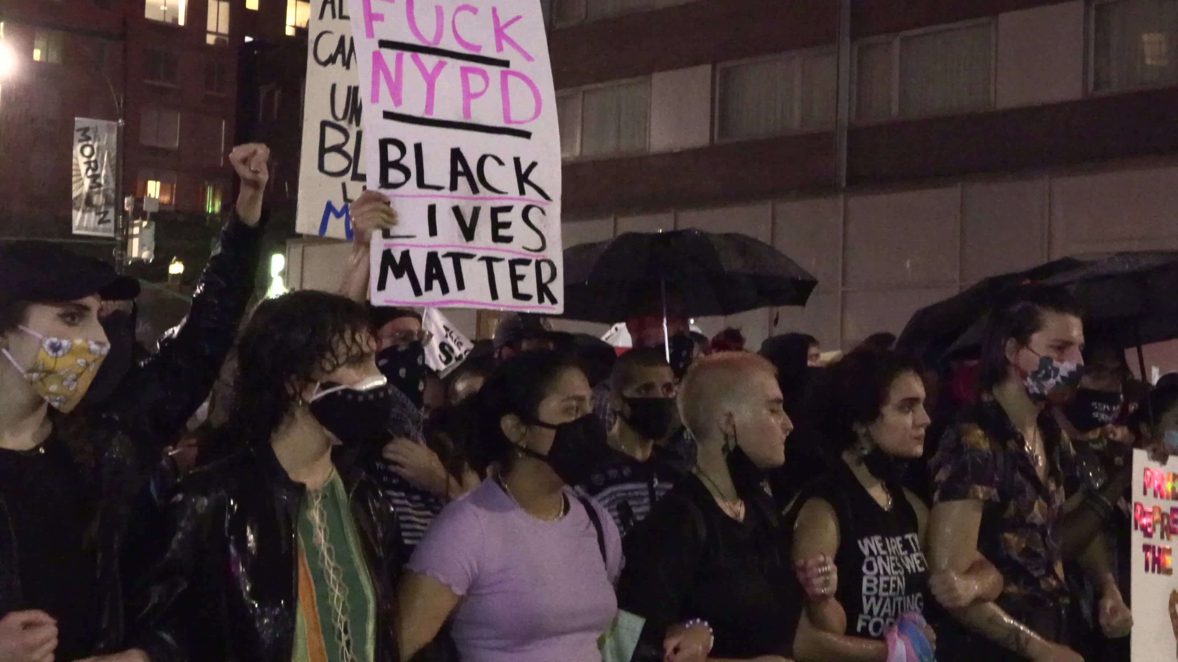 Times Square protest for Daniel Prude