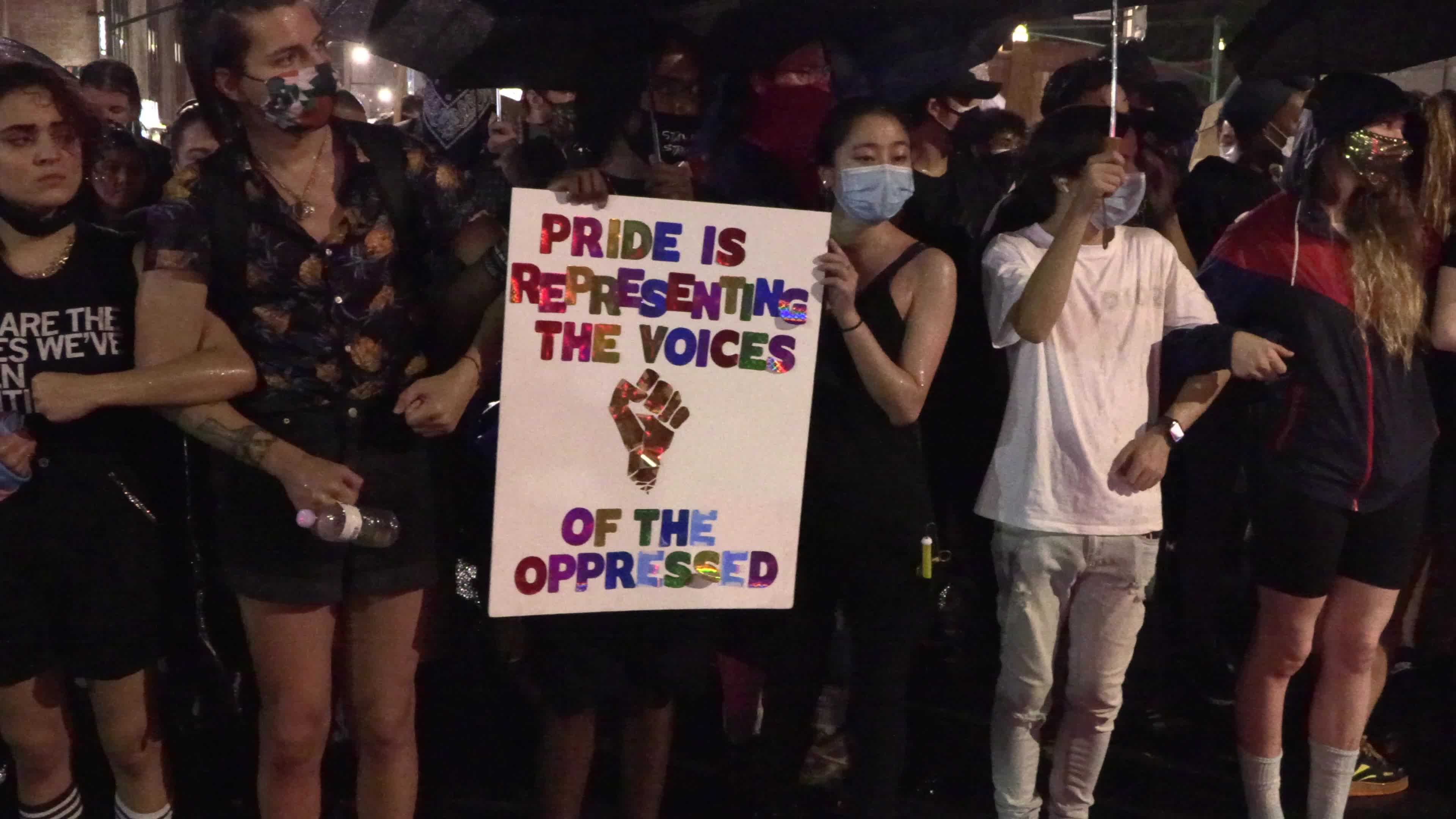 Times Square protest for Daniel Prude