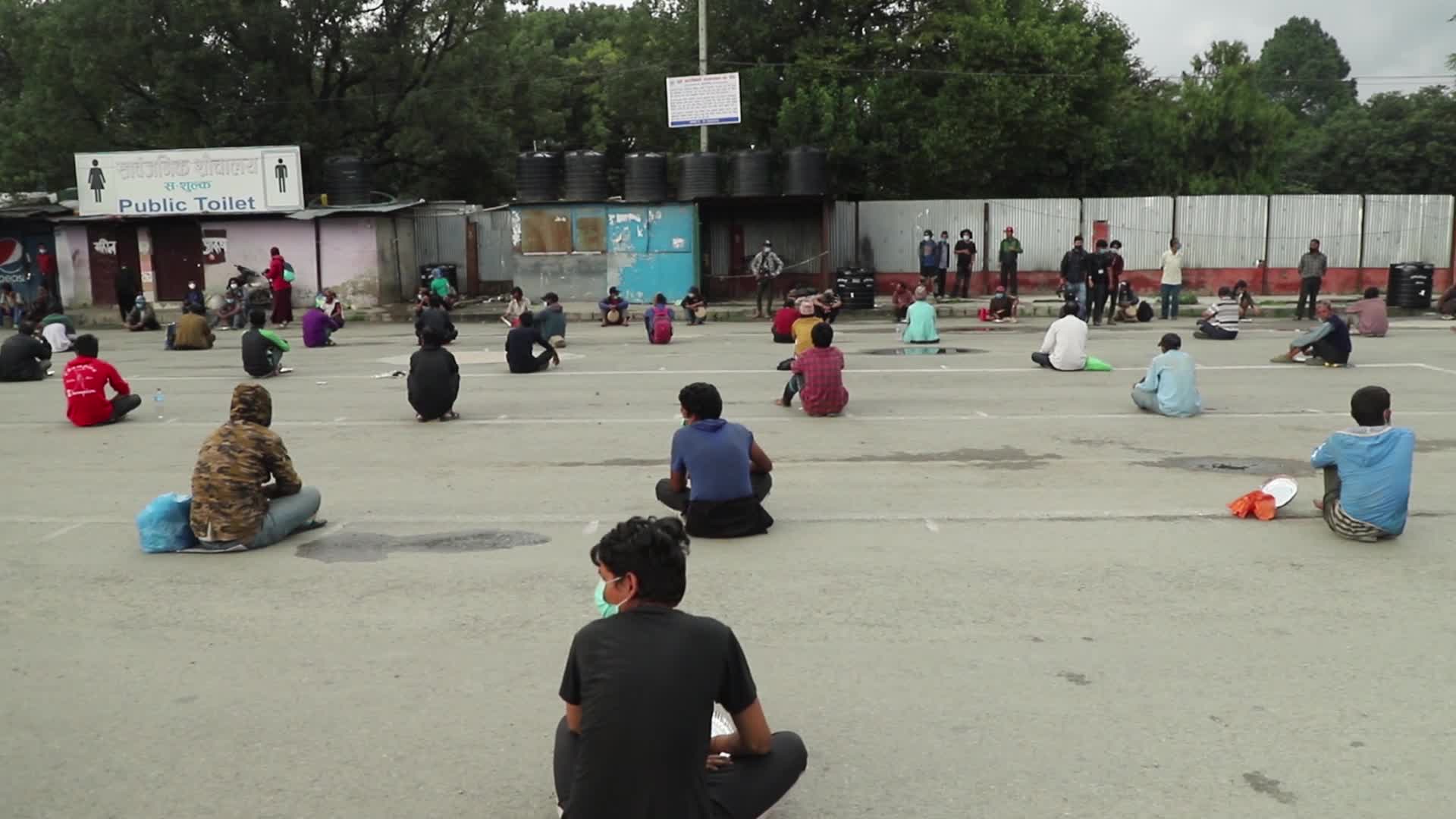 Free meals for the homeless and daily wage earners