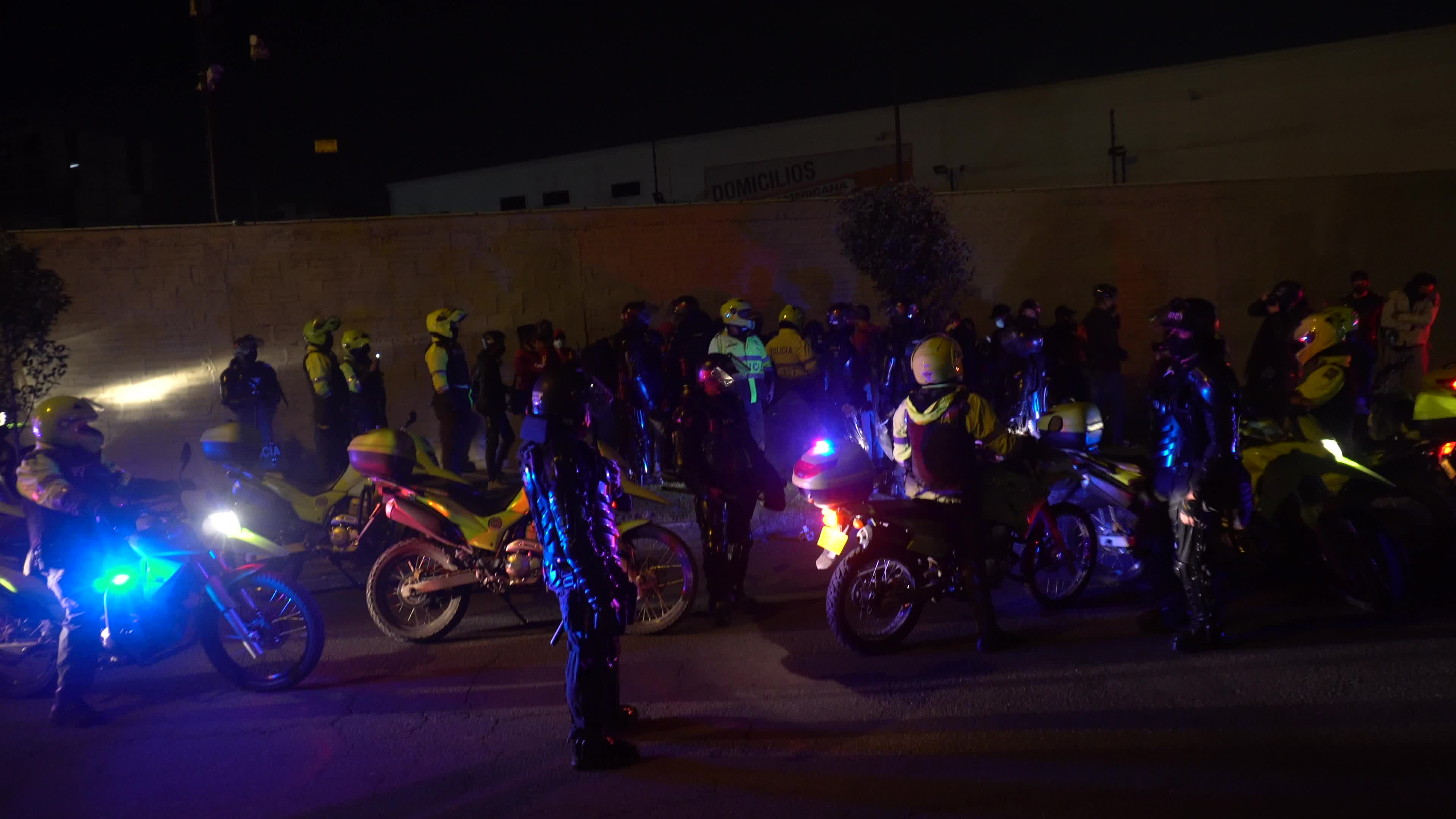 Anti-police brutality demonstration in Colombia