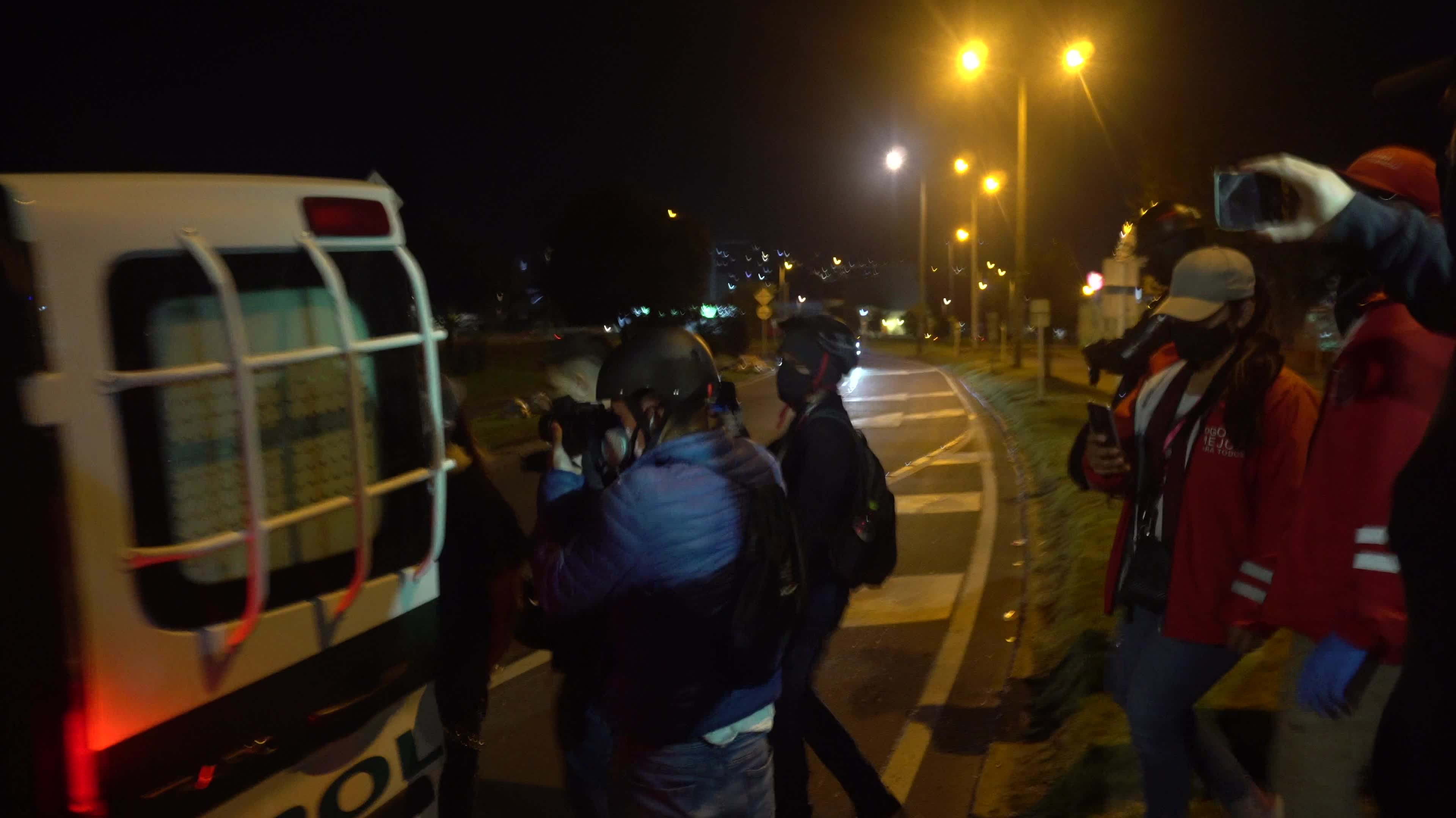 Anti-police brutality demonstration in Colombia