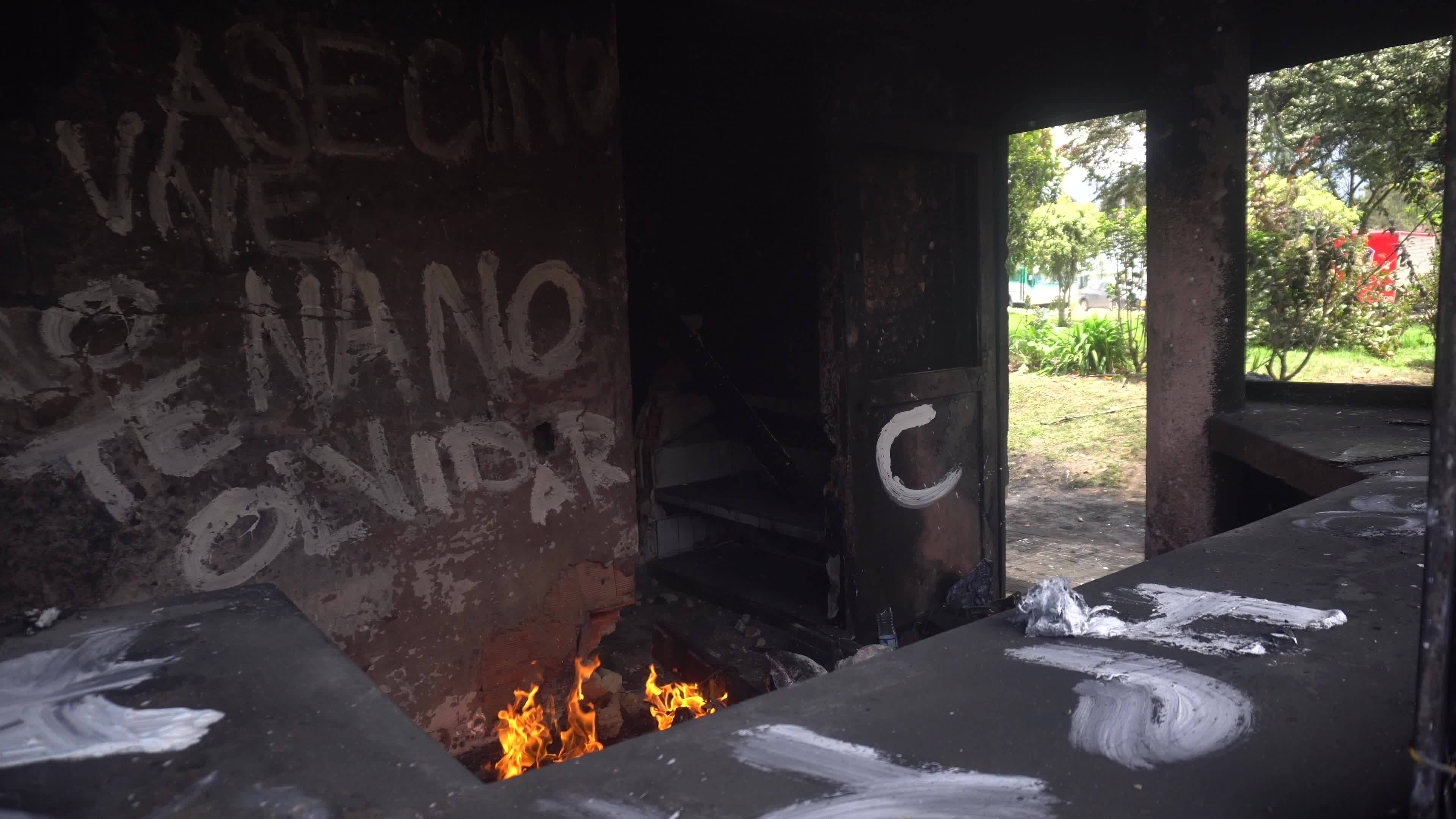 Anti-police brutality demonstration in Colombia