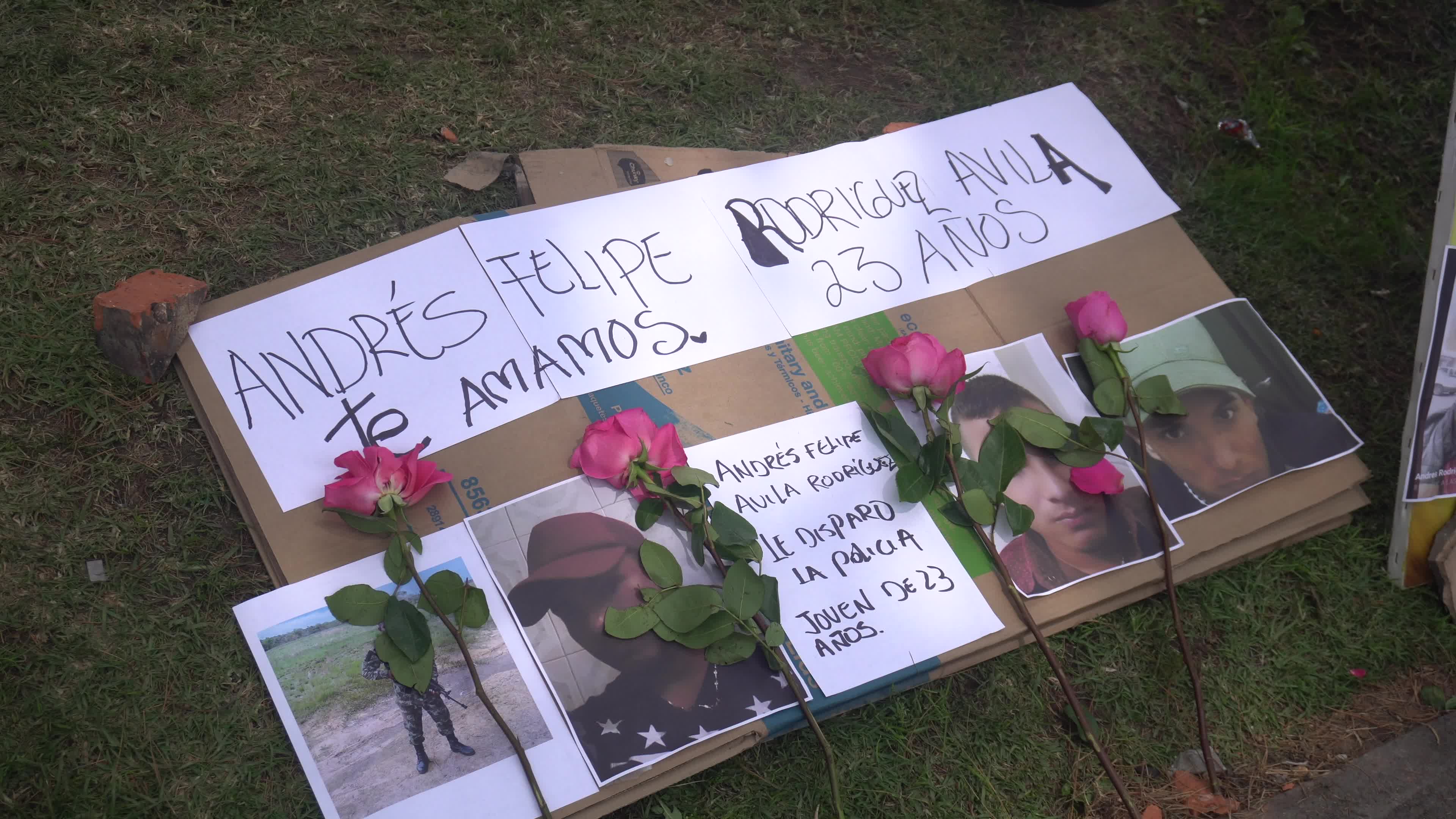 Anti-police brutality demonstration in Colombia