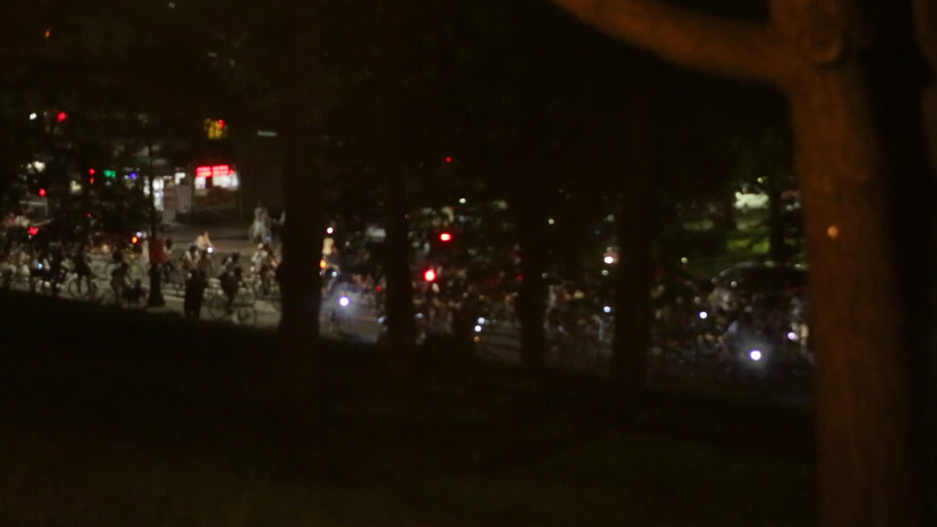 Vigil for cyclist Sarah Pitts in New York City