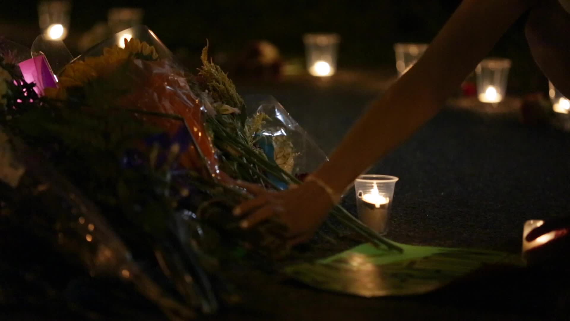 Vigil for cyclist Sarah Pitts in New York City