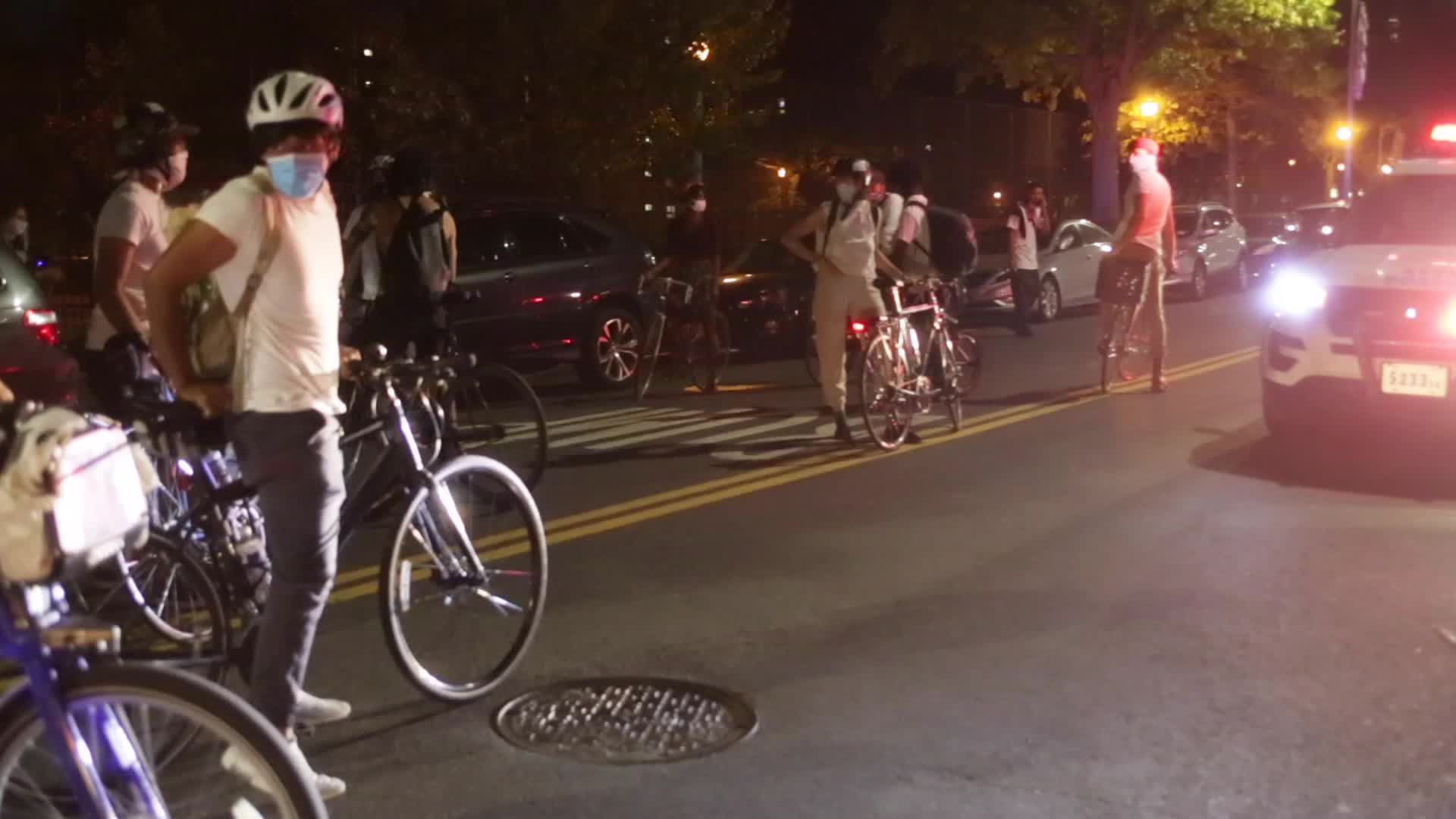Vigil for cyclist Sarah Pitts in New York City