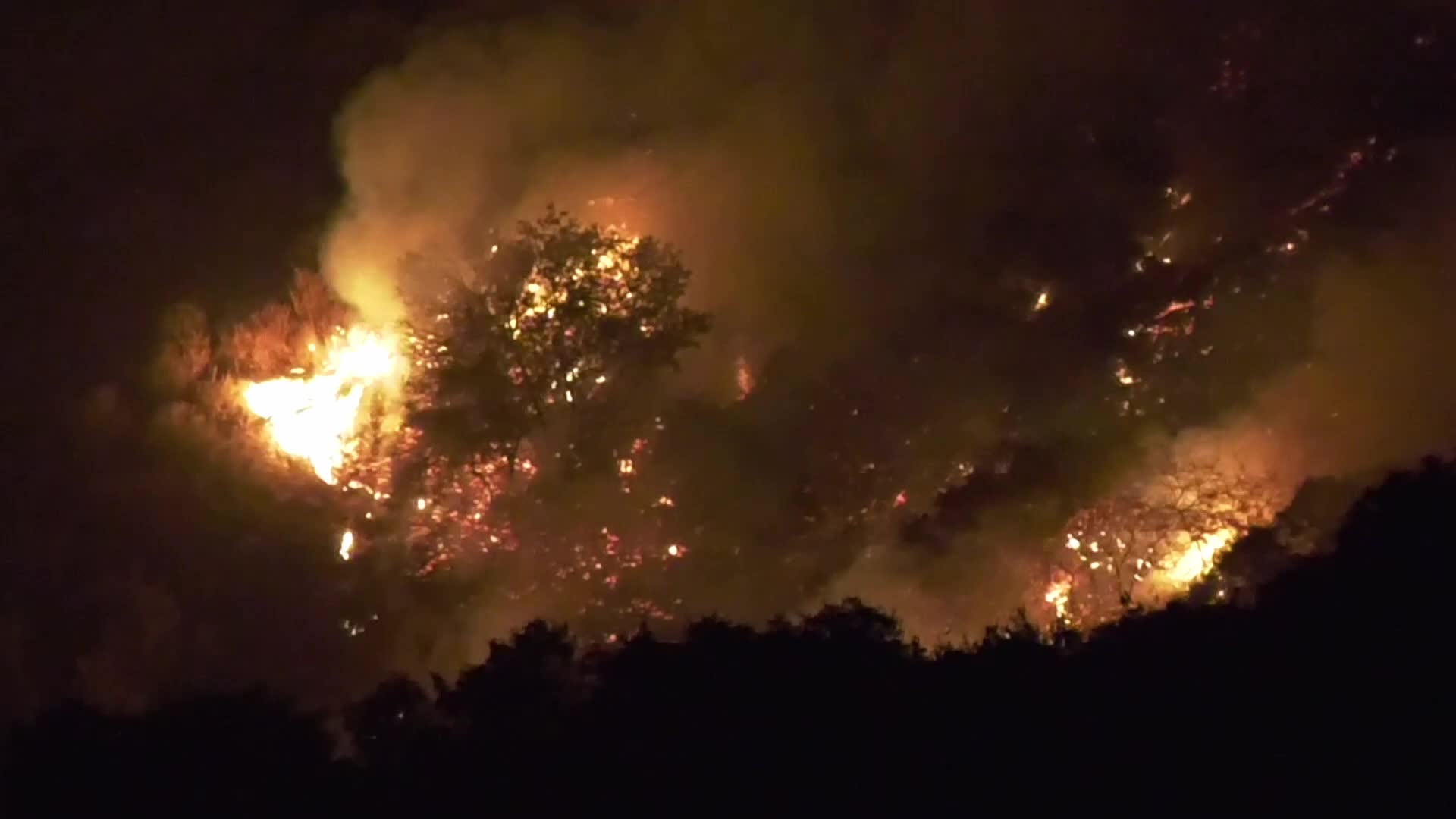 Bobcat fire burns for the 7th consecutive day