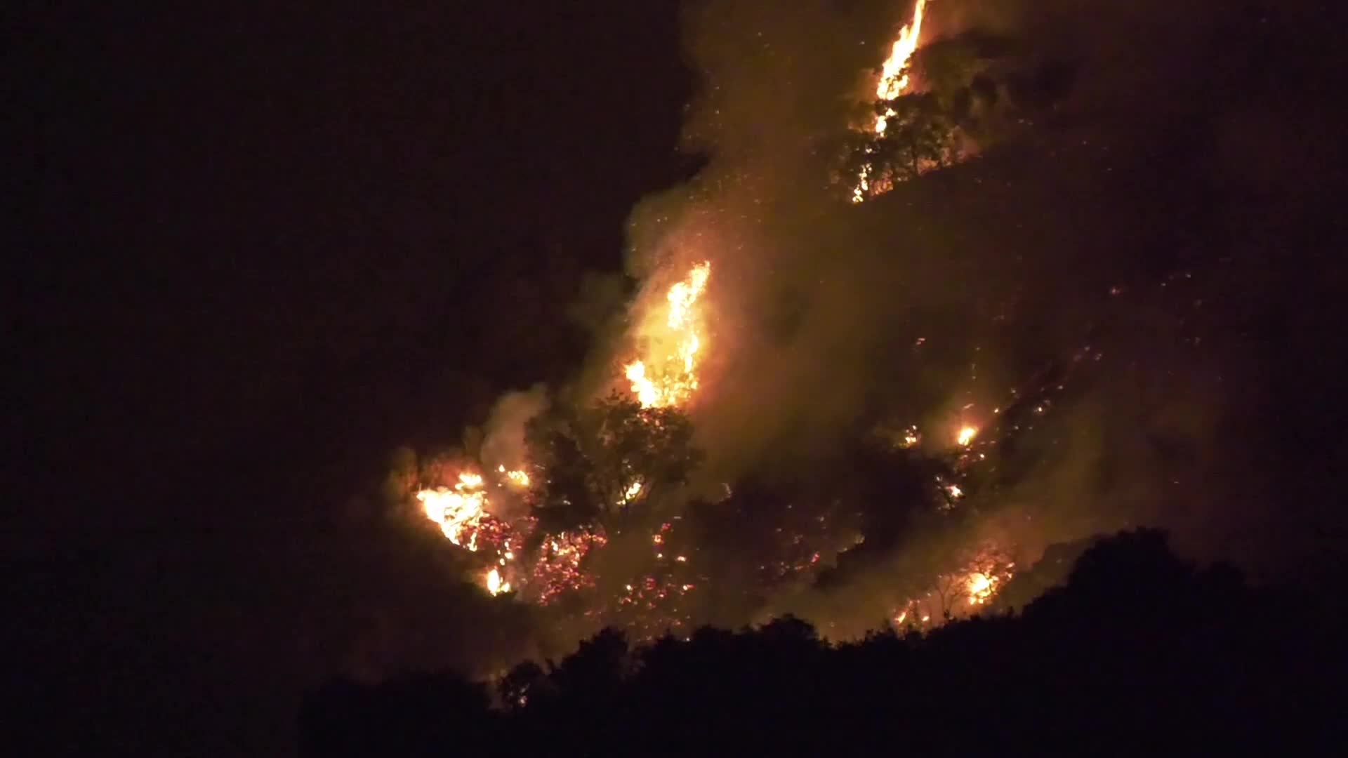 Bobcat fire burns for the 7th consecutive day