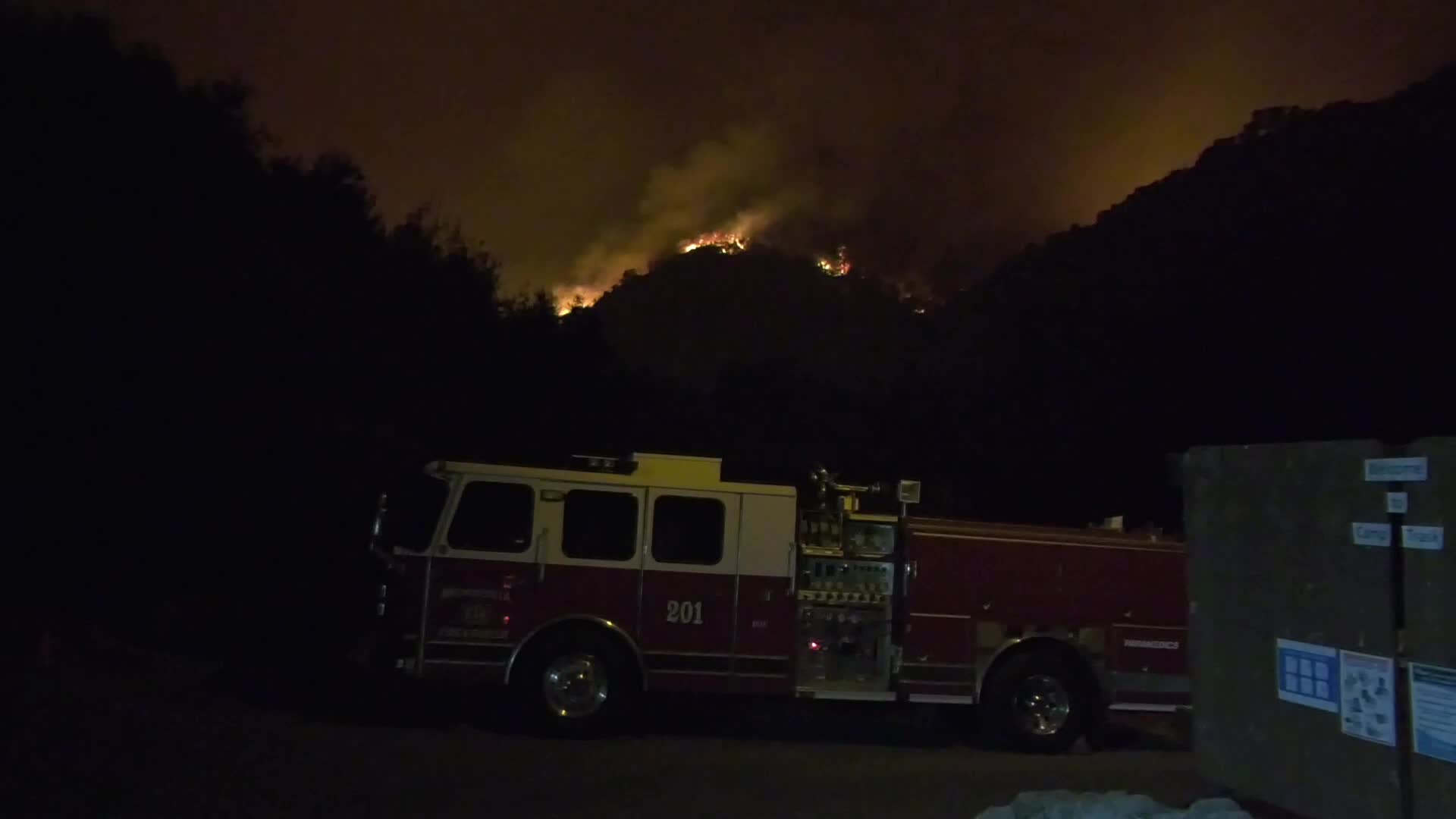 Bobcat fire burns for the 7th consecutive day