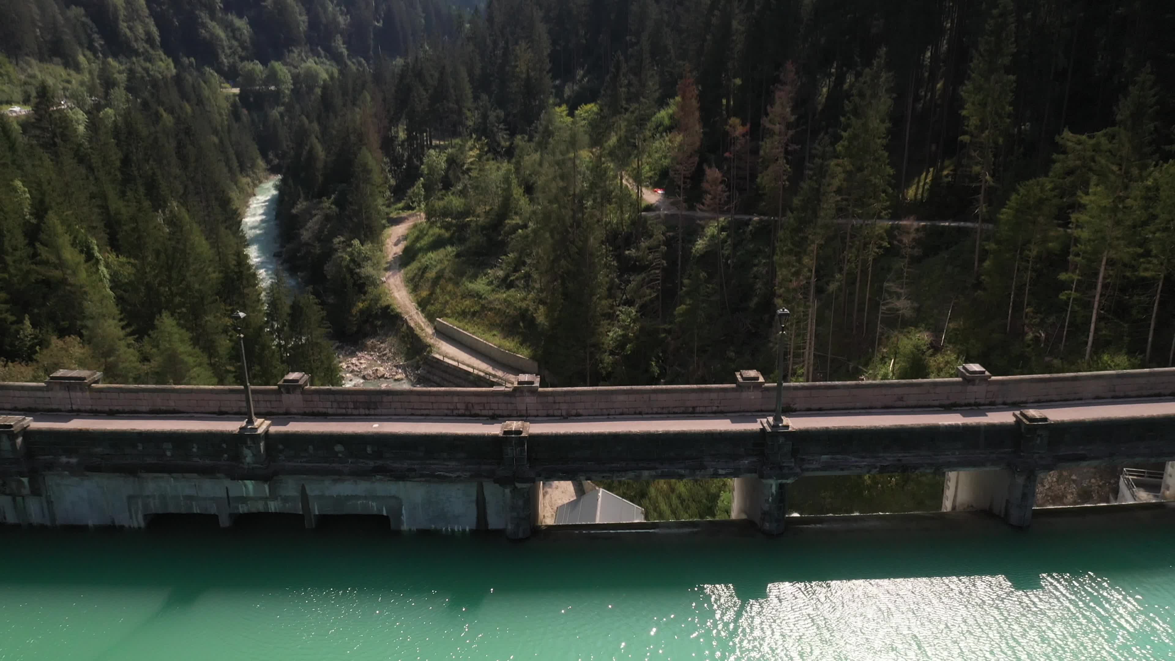 Drone View Of Auronzo Di Cadore