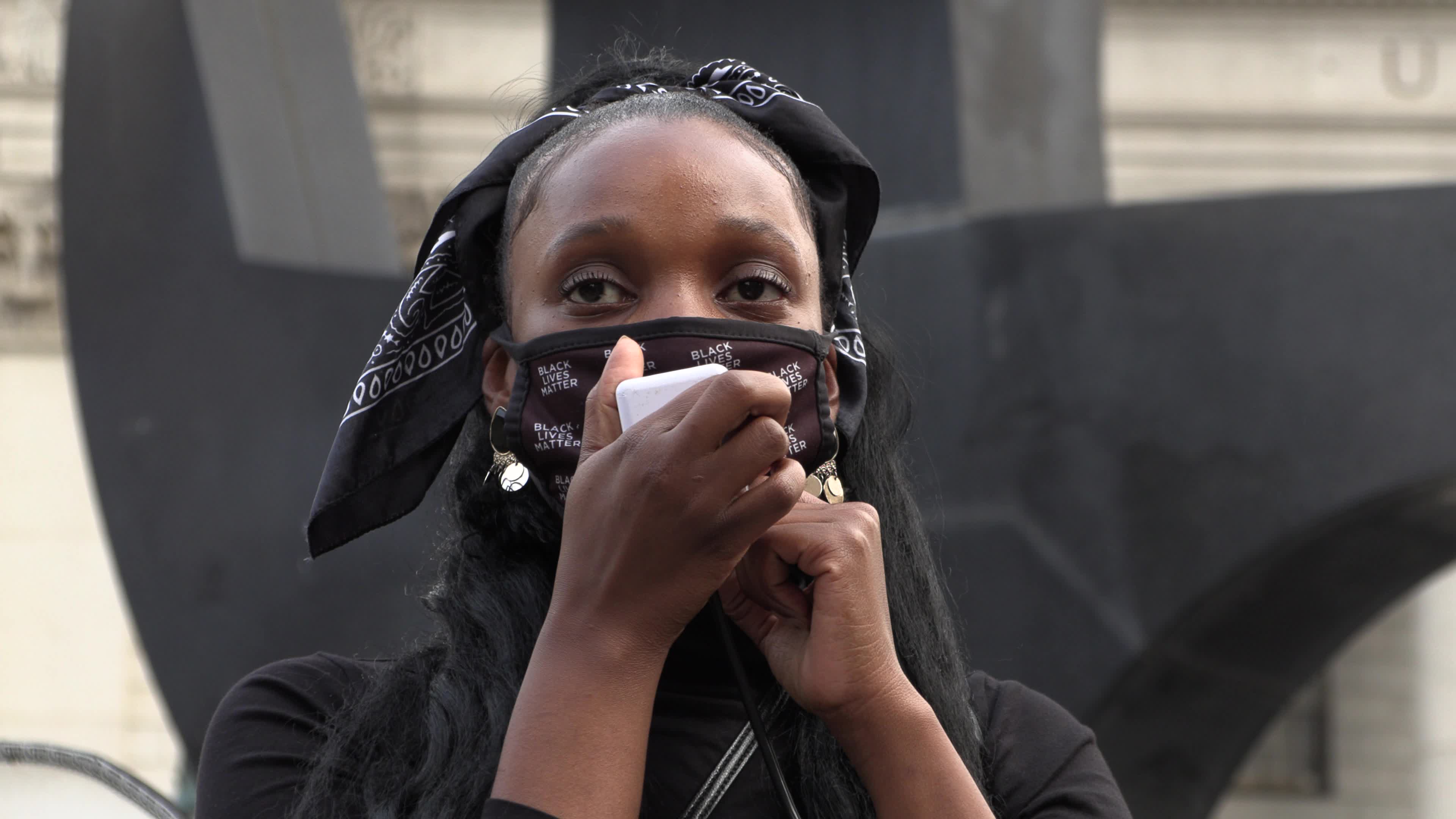 'Abolish ICE' protest in New York