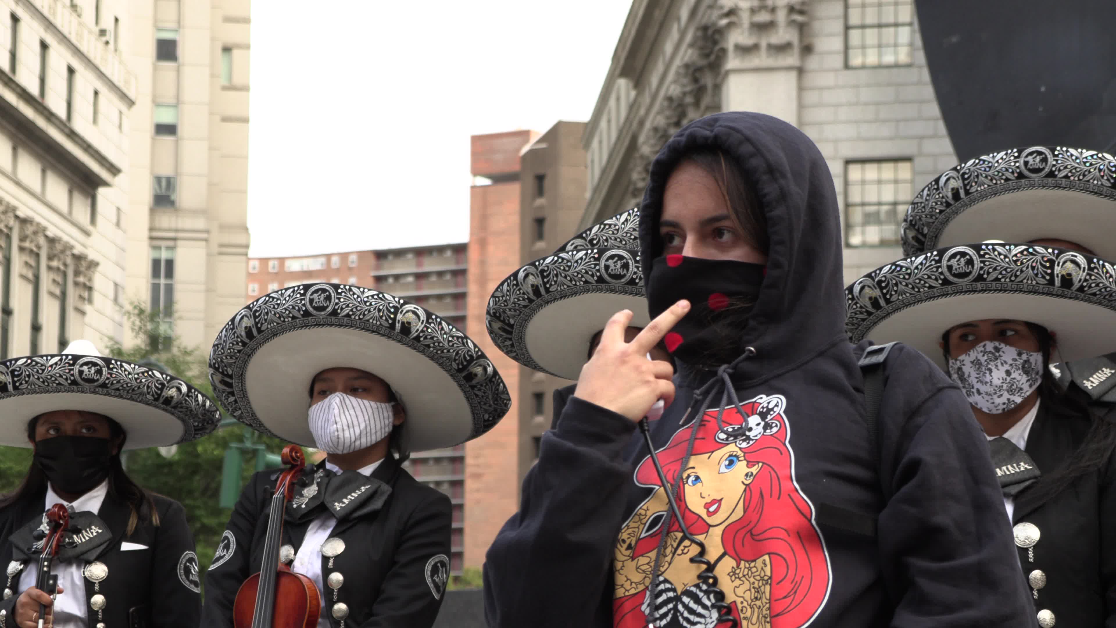 'Abolish ICE' protest in New York