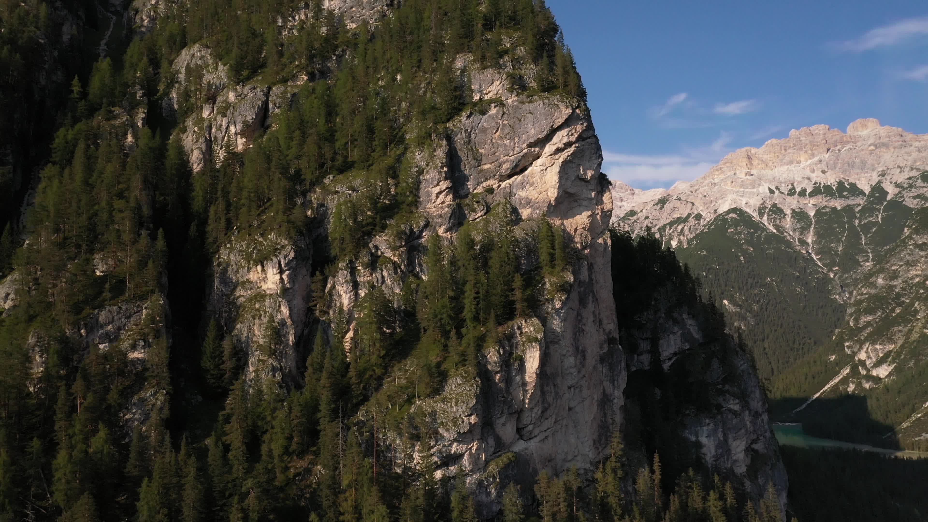 Drone view of Dolomites