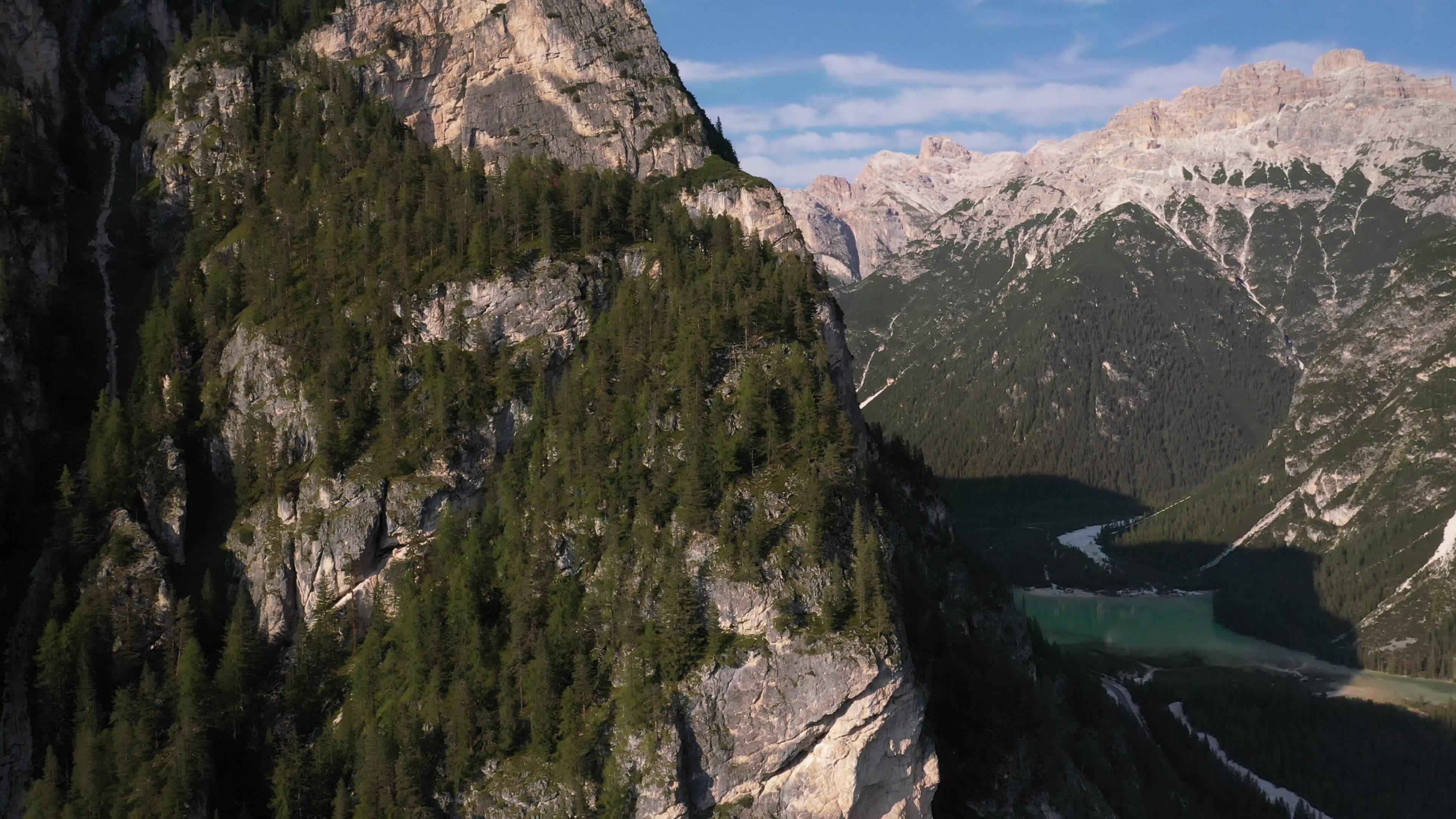 Drone view of Dolomites