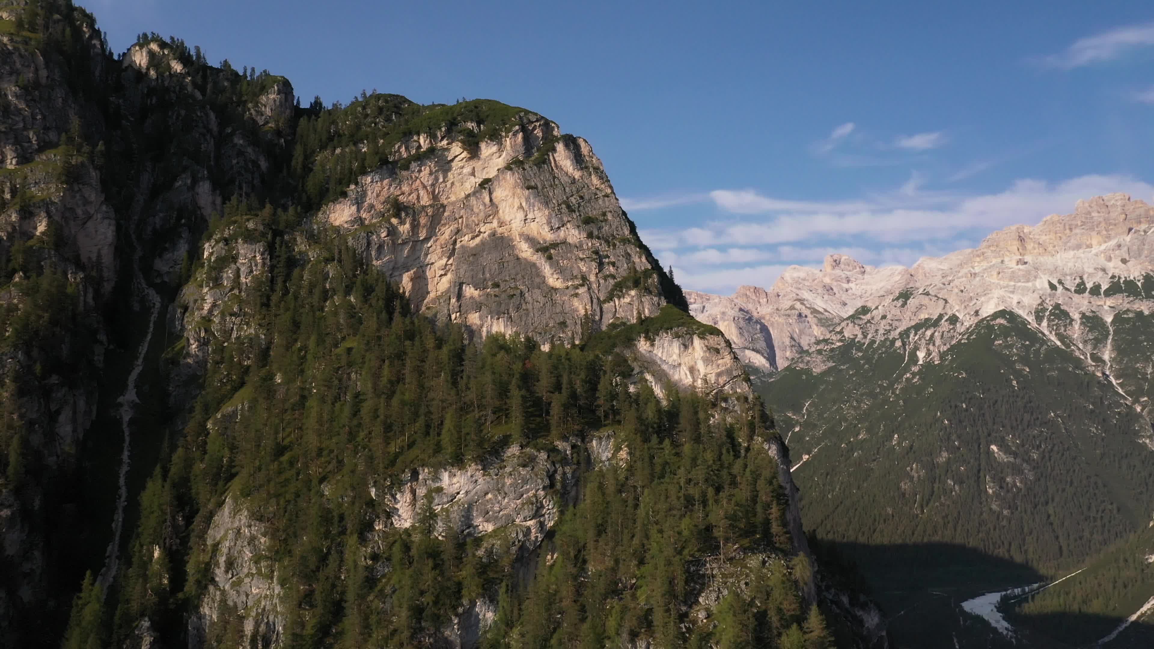 Drone view of Dolomites