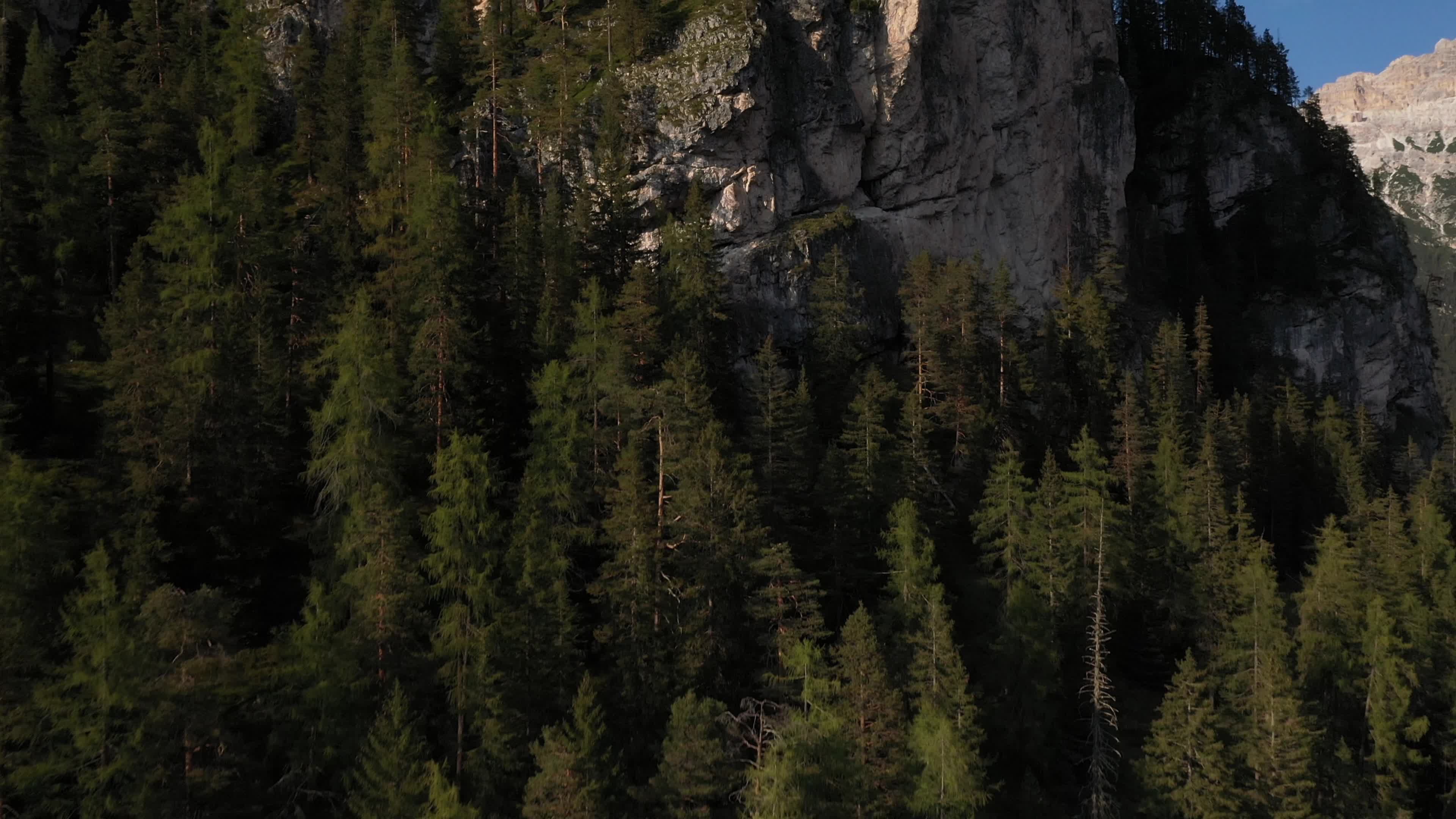 Drone view of Dolomites