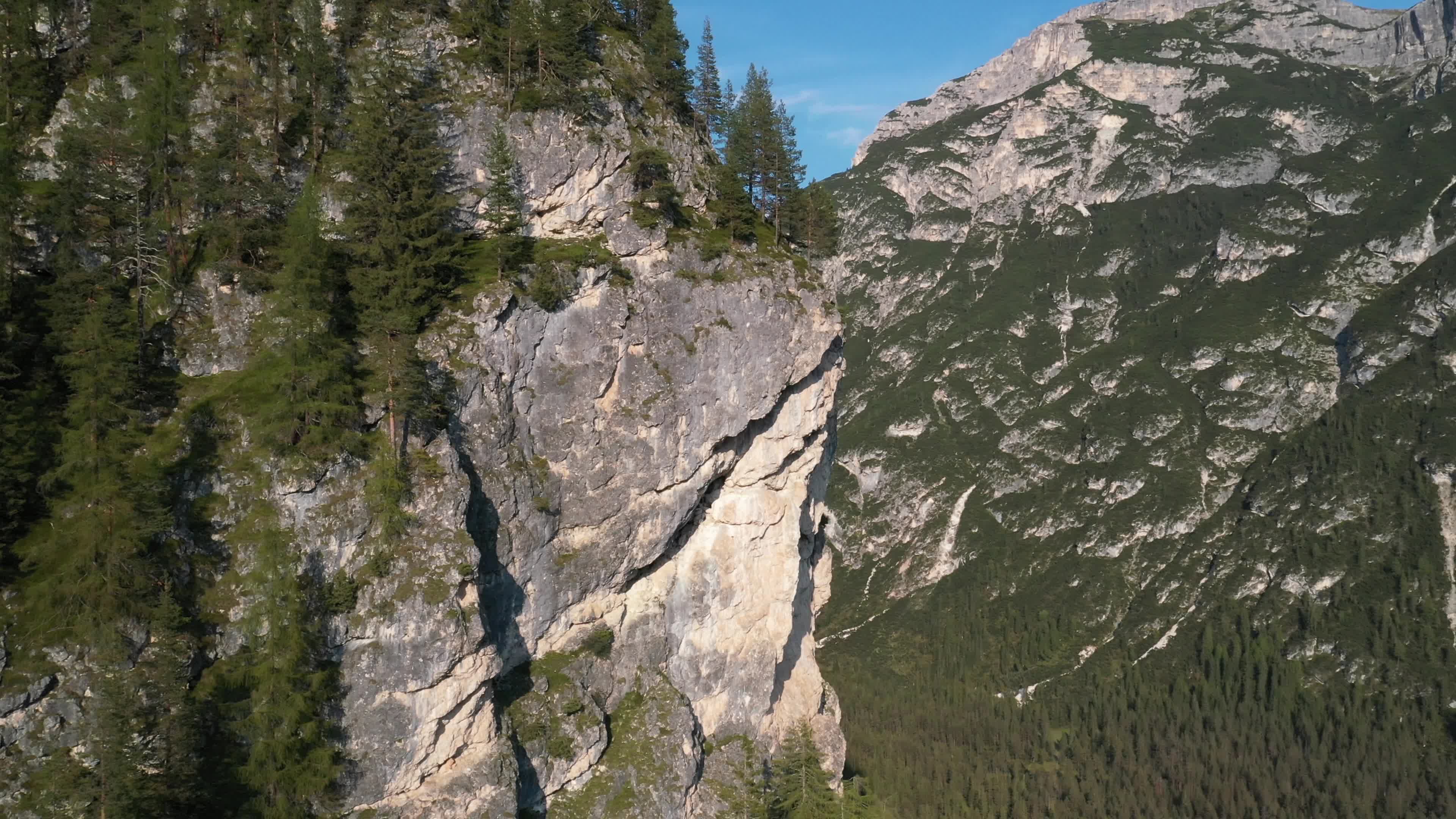 Drone view of Dolomites