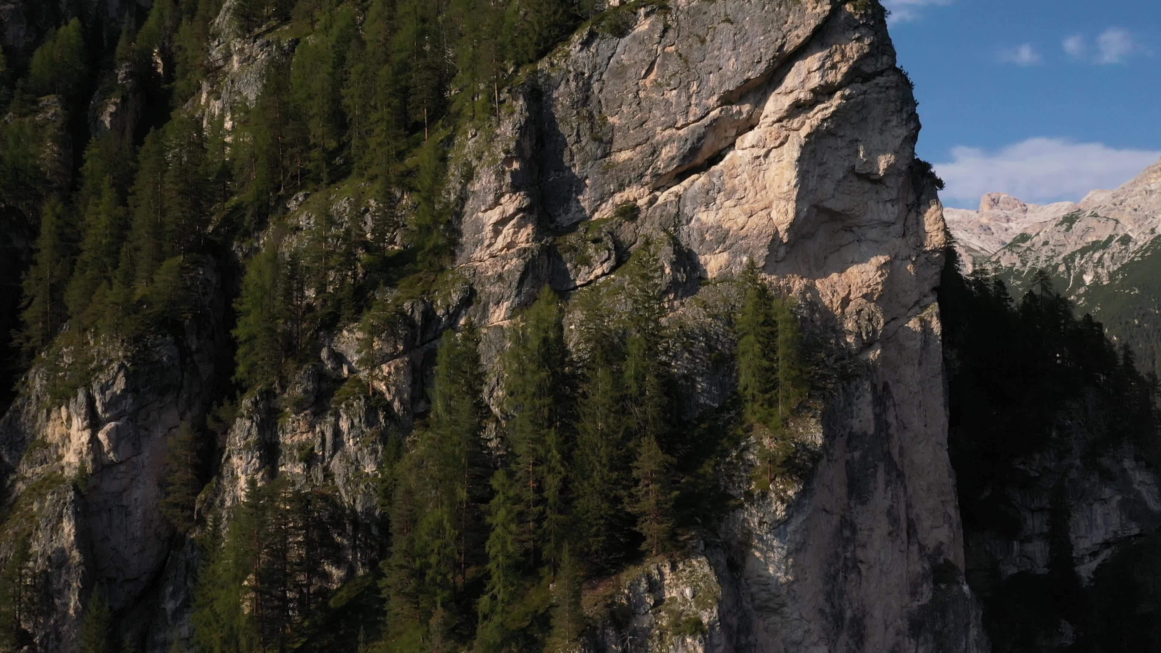 Drone view of Dolomites